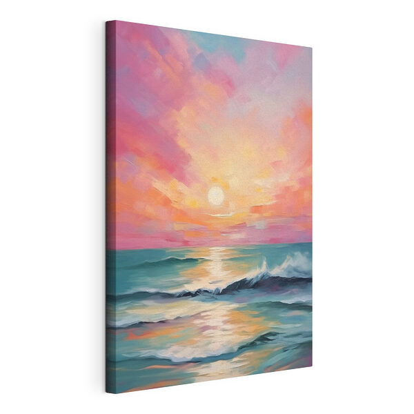 Wandbilder Gemälde eines Sonnenuntergangs über dem Meer (Artikelnummer: s42943) Wandbilder Wandbilder Gemälde eines Sonnenuntergangs über dem Meer (Artikelnummer: s42943)