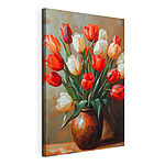 Wandbilder Gemälde von Blumen in einer Vase