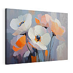 Wandbilder Malerei von weißen Blumen