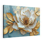 Wandbilder Elegante Blume mit zarten Blütenblättern