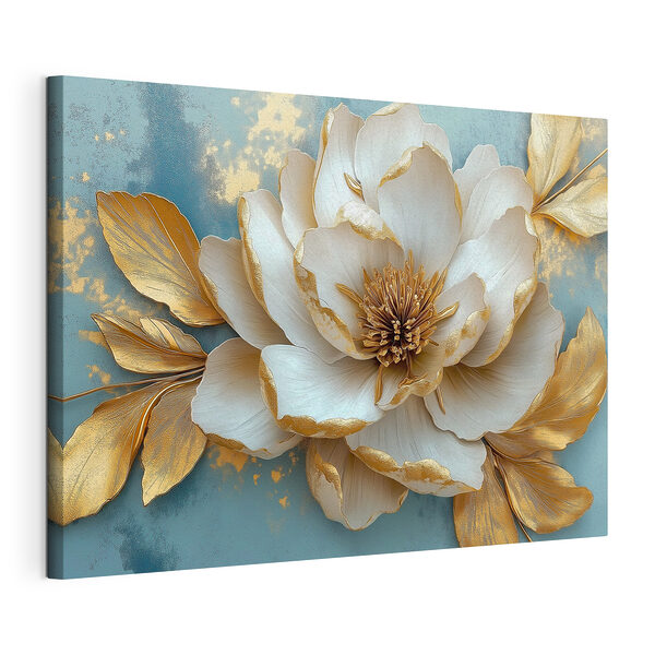 Wandbilder Elegante Blume mit zarten Blütenblättern