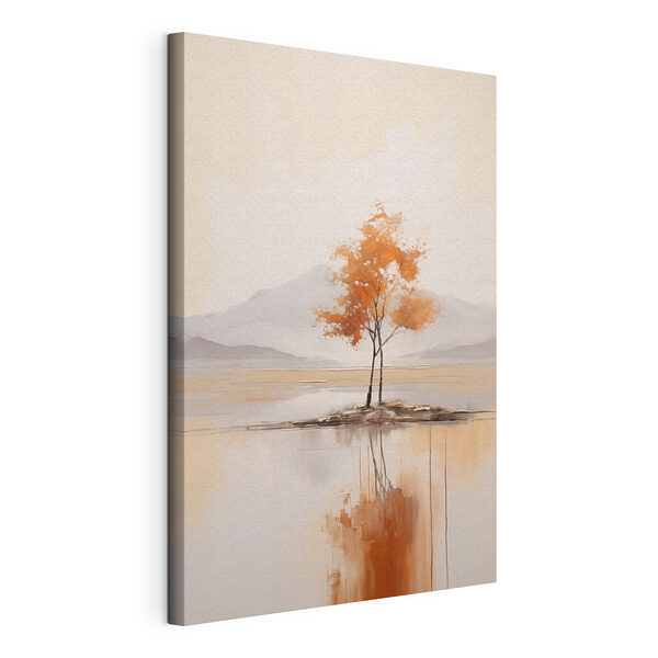 Baum auf einer Insel im Wasser Wandbilder Baum auf einer Insel im Wasser