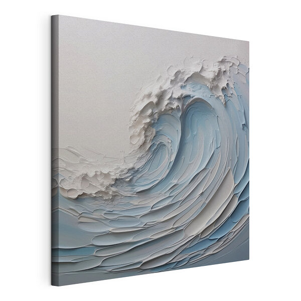 Weiß-blaue Welle Wandbilder Weiß-blaue Welle
