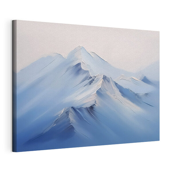 Bergkette mit Schnee Wandbilder Bergkette mit Schnee