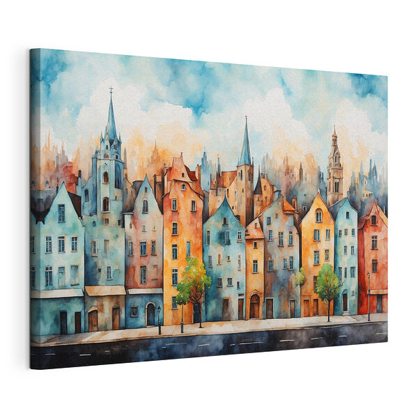 Wandbilder Aquarell einer Häuserzeile (Artikelnummer: s43441) Wandbilder Wandbilder Aquarell einer Häuserzeile (Artikelnummer: s43441)