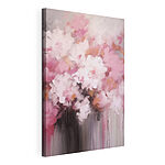 Wandbilder Gemälde mit rosa Blumen