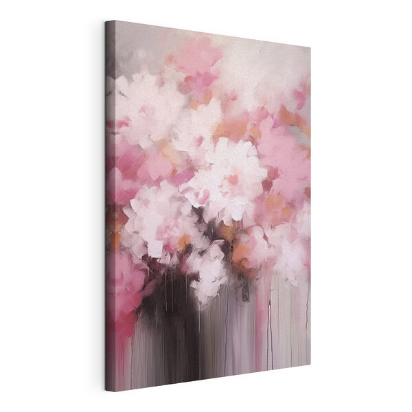 Gemälde mit rosa Blumen Wandbilder Gemälde mit rosa Blumen