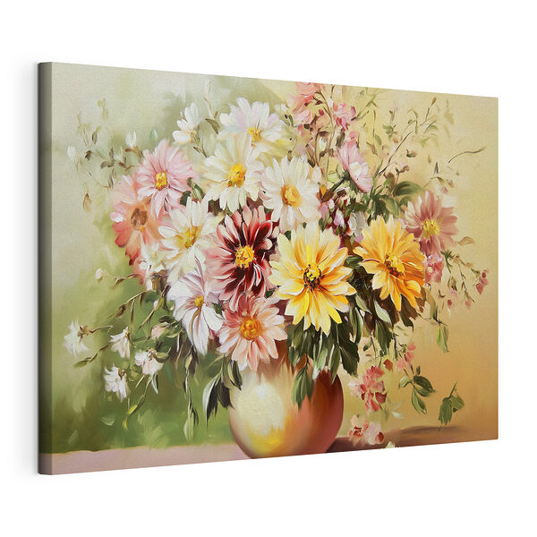 Wandbilder Gemälde von Blumen in einer Vase (Artikelnummer: s43908) Wandbilder Wandbilder Gemälde von Blumen in einer Vase (Artikelnummer: s43908)