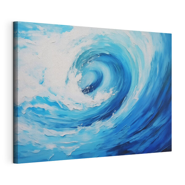 Blauer und weißer Wirbel Wandbilder Blauer und weißer Wirbel
