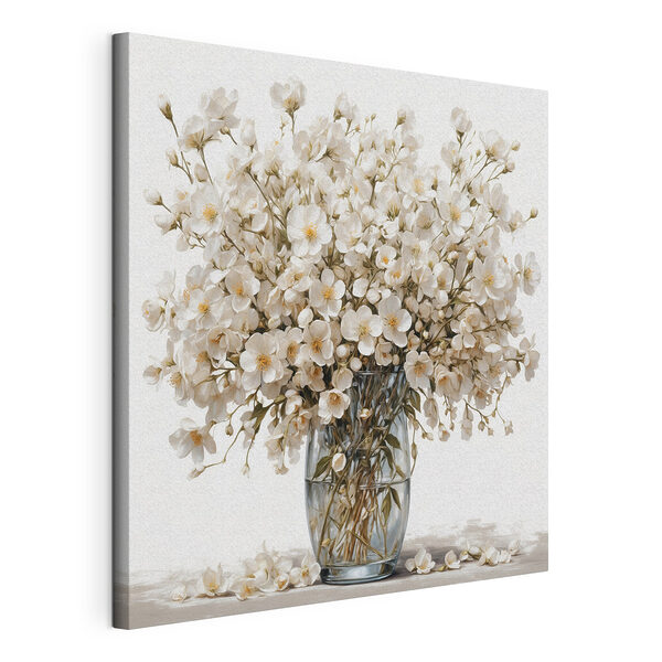Wandbilder Wandbilder Vase mit weißen Blumen (Artikelnummer: s44092)