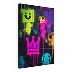 Wandbilder Wand mit Graffiti
