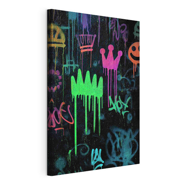 Graffiti an einer Wand Wandbilder Graffiti an einer Wand