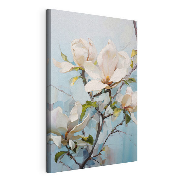 Wandbilder Wandbilder Gemälde einer weißen Blume (Artikelnummer: s46277)