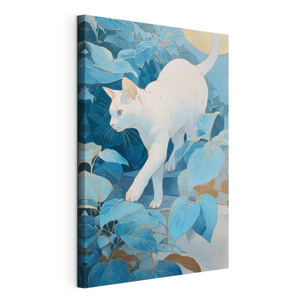 Wandbilder Katze, die auf einem Felsen läuft (Artikelnummer: s46362) Wandbilder Wandbilder Katze, die auf einem Felsen läuft (Artikelnummer: s46362)