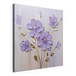 Wandbilder Blumenmalerei an einer Wand