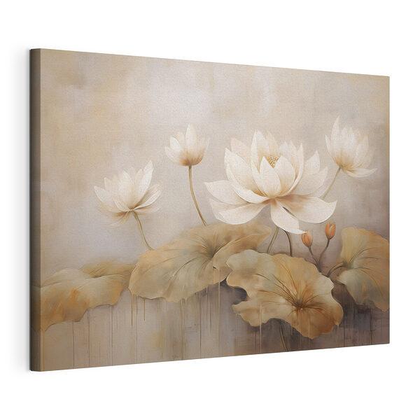 Gemälde mit Blumen und Blättern Wandbilder Gemälde mit Blumen und Blättern