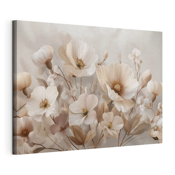 Wandbilder Wandbilder Gruppe weißer Blumen (Artikelnummer: s47645)
