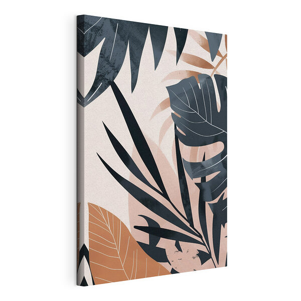 Von der Natur inspiriertes abstraktes Blattdesign Wandbilder Von der Natur inspiriertes abstraktes Blattdesign