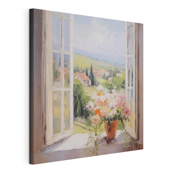 Wandbilder Gemälde eines Fensters mit Blumen darin (Artikelnummer: s48052) Wandbilder Wandbilder Gemälde eines Fensters mit Blumen darin (Artikelnummer: s48052)