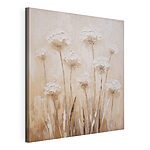 Wandbilder Blumenmalerei an einer Wand