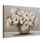 Wandbilder Gemälde von Blumen in einer Vase