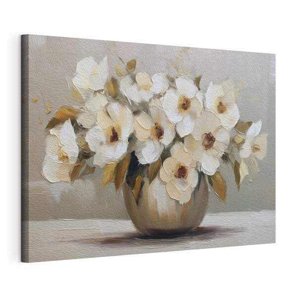 Wandbilder Wandbilder Gemälde von Blumen in einer Vase (Artikelnummer: s48242)