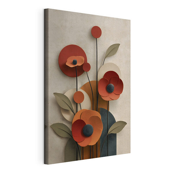 Wandbilder Wanddekoration mit Blumen und Blättern (Artikelnummer: s48293) Wandbilder Wandbilder Wanddekoration mit Blumen und Blättern (Artikelnummer: s48293)