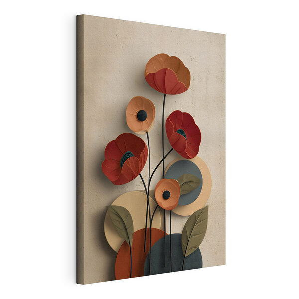 Wandbilder - Verspielte Blumen in leuchtenden Farben (Artikelnummer: s48294) Wandbilder Wandbilder - Verspielte Blumen in leuchtenden Farben (Artikelnummer: s48294)