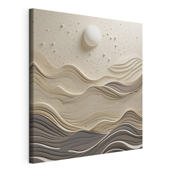 Wandbilder Aus Wellen ausgeschnittenes weißes Papier und eine weiße Sonne (Artikelnummer: s48402) Wandbilder Wandbilder Aus Wellen ausgeschnittenes weißes Papier und eine weiße Sonne (Artikelnummer: s48402)