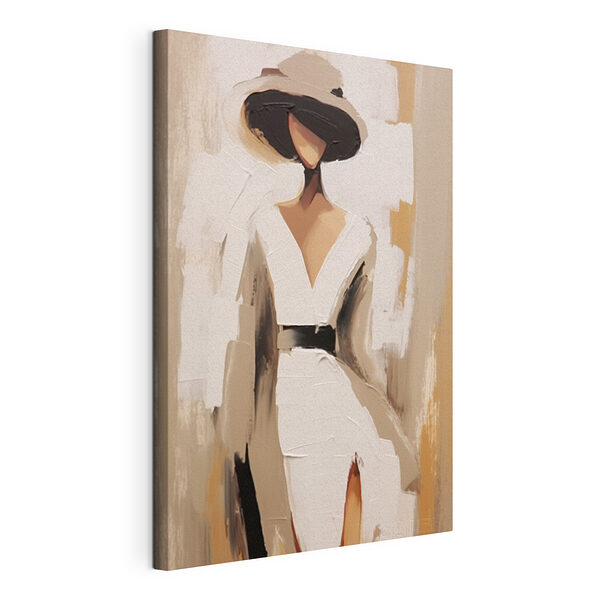 Wandbilder Gemälde einer Frau in einem weißen Kleid (Artikelnummer: s48426) Wandbilder Wandbilder Gemälde einer Frau in einem weißen Kleid (Artikelnummer: s48426)