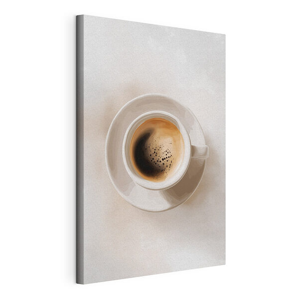 Wandbilder Eine Tasse Kaffee auf einer Untertasse (Artikelnummer: s48443) Wandbilder Wandbilder Eine Tasse Kaffee auf einer Untertasse (Artikelnummer: s48443)