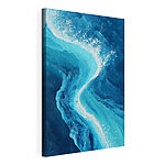 Wandbilder Blaues und weißes Wasser