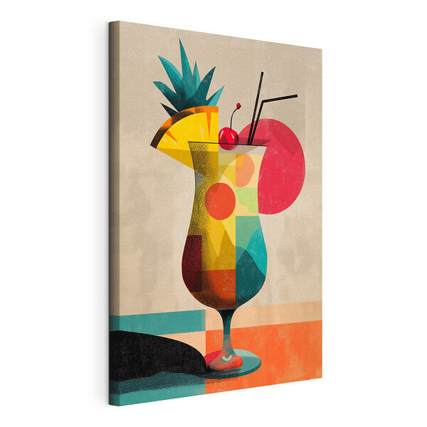 Wandbilder Wandbilder Bunter Cocktail mit Früchten (Artikelnummer: s48471)
