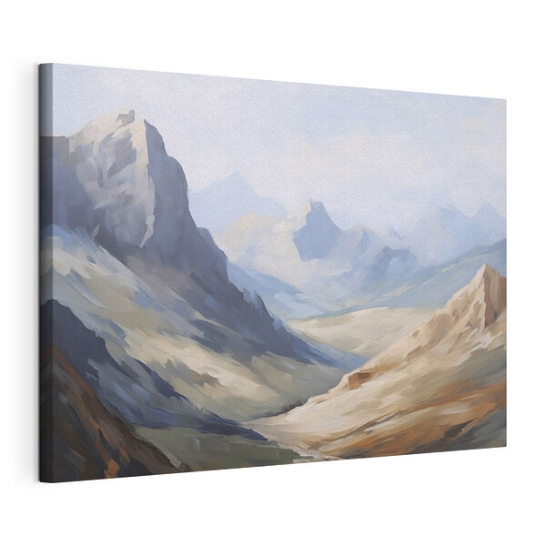 Wandbilder Wandbilder Gemälde einer Bergkette (Artikelnummer: s48589)