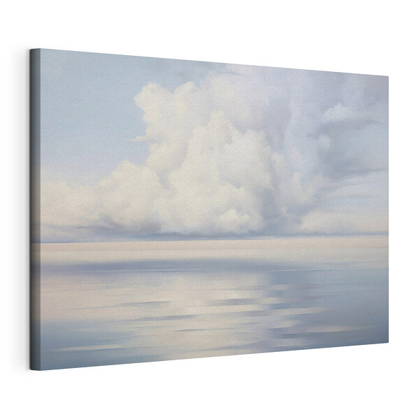 Großes Gewässer mit Wolken am Himmel Wandbilder Großes Gewässer mit Wolken am Himmel