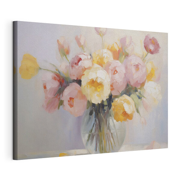Wandbilder Wandbilder Gemälde von Blumen in einer Vase (Artikelnummer: s48592)