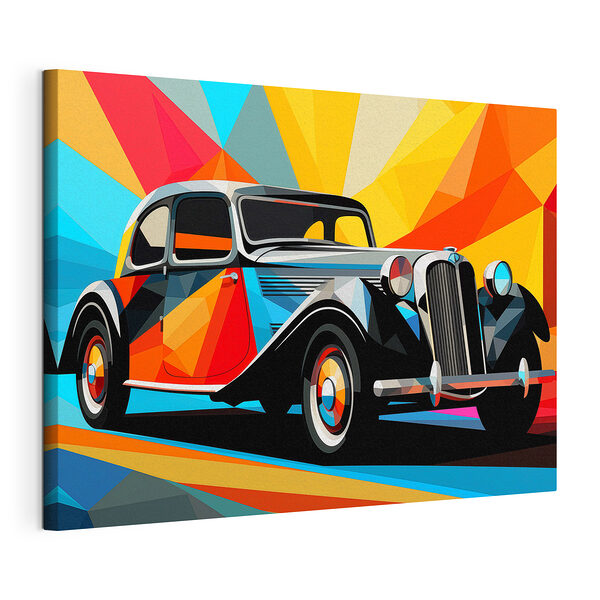 Wandbilder Buntes Auto auf einer Straße (Artikelnummer: s48645) Wandbilder Wandbilder Buntes Auto auf einer Straße (Artikelnummer: s48645)