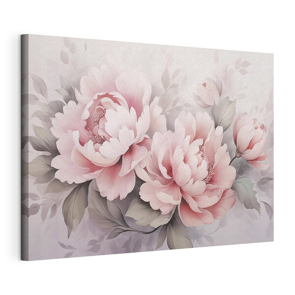 Wandbilder Wandbilder Gemälde mit Blumen auf weißem Hintergrund (Artikelnummer: s48702)