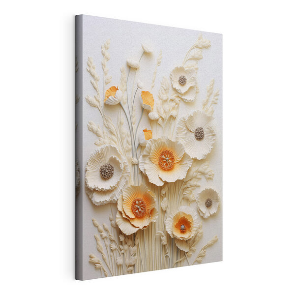 Wandbilder Weiße und orangefarbene Blüten (Artikelnummer: s48747) Wandbilder Wandbilder Weiße und orangefarbene Blüten (Artikelnummer: s48747)
