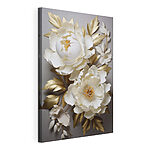 Wandbilder Elegante Blumenkunst in sanften Farbtönen