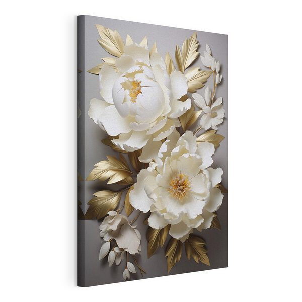Wandbilder Wandbilder Elegante Blumenkunst in sanften Farbtönen (Artikelnummer: s48753)