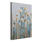 Wandbilder Blumenmalerei an einer Wand