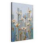 Wandbilder Blumenmalerei an einer Wand