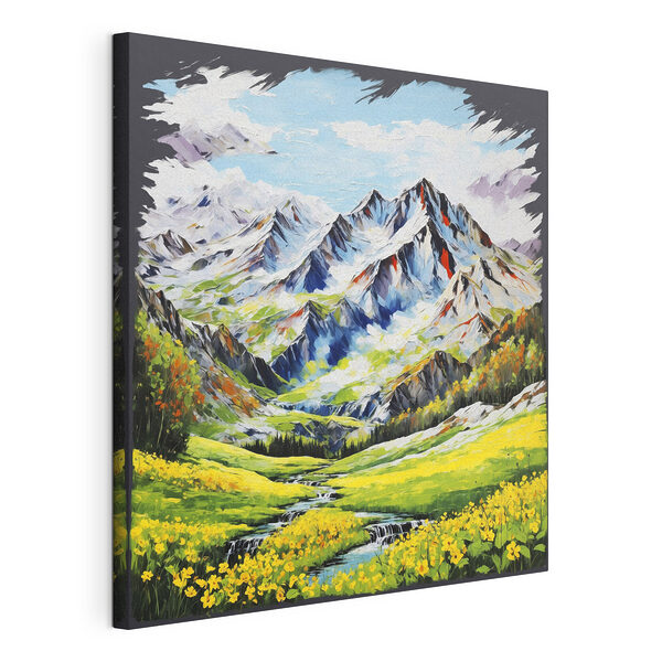 Wandbilder Gemälde einer Bergkette (Artikelnummer: s48817) Wandbilder Wandbilder Gemälde einer Bergkette (Artikelnummer: s48817)