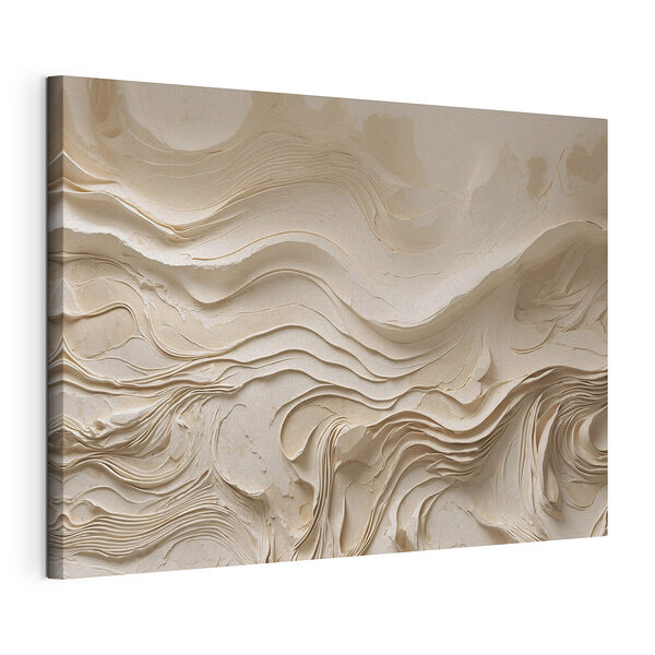 Wandbilder Wandbilder Weiße Wand mit Wellenlinien (Artikelnummer: s48834)