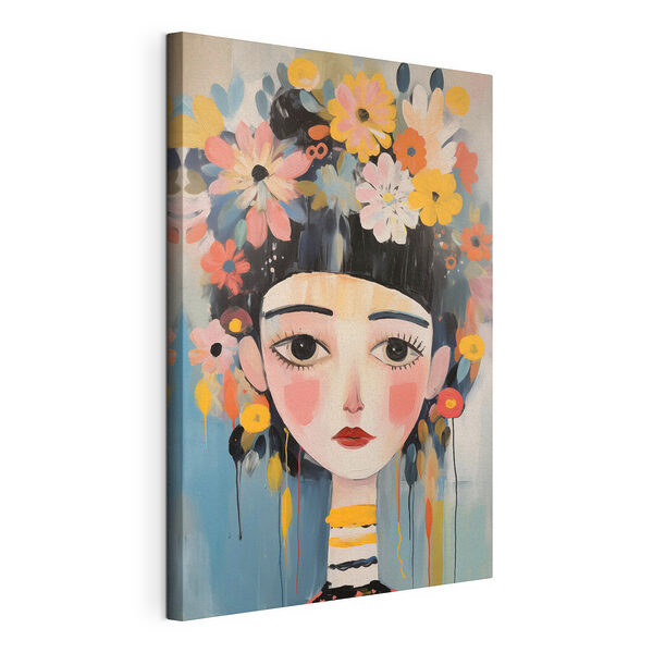 Wandbilder Gemälde einer Frau mit Blumen im Haar (Artikelnummer: s48935) Wandbilder Wandbilder Gemälde einer Frau mit Blumen im Haar (Artikelnummer: s48935)