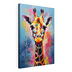 Wandbilder Gemälde einer Giraffe