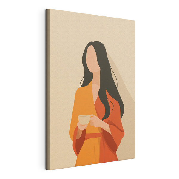 Wandbilder Frau, die eine Tasse in der Hand hält (Artikelnummer: s49020) Wandbilder Wandbilder Frau, die eine Tasse in der Hand hält (Artikelnummer: s49020)