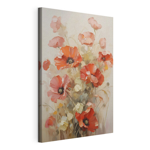 Wandbilder Blumenmalerei auf weißem Untergrund (Artikelnummer: s49065) Wandbilder Wandbilder Blumenmalerei auf weißem Untergrund (Artikelnummer: s49065)