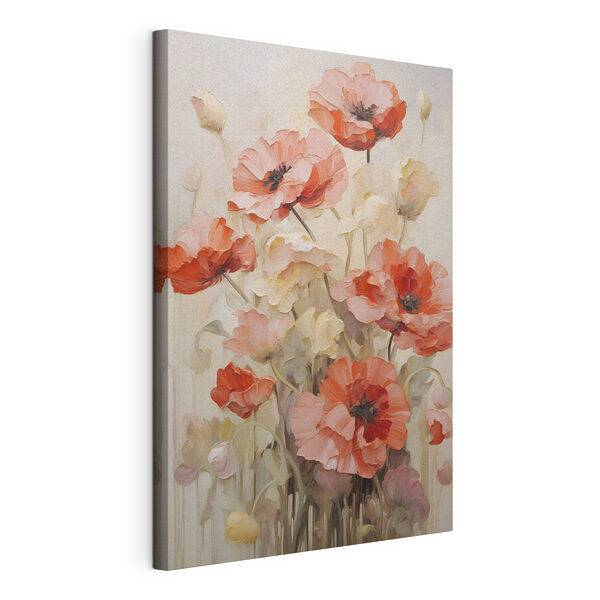 Wandbilder Blumenmalerei auf weißem Untergrund (Artikelnummer: s49066) Wandbilder Wandbilder Blumenmalerei auf weißem Untergrund (Artikelnummer: s49066)